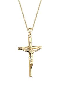 Elli Dames Kruis Hanger Religie Klassiek in 925 sterling zilver