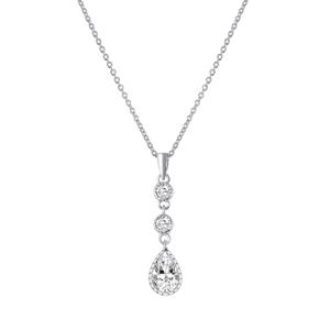 Lucardi Ketting Zilver 45cm -zilverkleurig