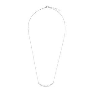 Amor Ketting met hanger voor dames, 925 Sterling zilver, zirkonia synth.