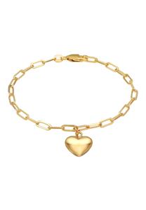 Elli Dames Hart Liefde Links Ovale Trend in 925 Sterling Zilver
