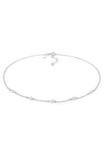 Elli PREMIUM Elli PREMIUM Ketting Dames Choker Elegant met Topaas in 925 sterling zilver