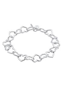 Elli PREMIUM Armband Dames Hart Verstrengeld Uitgesneden in 925 sterling zilver