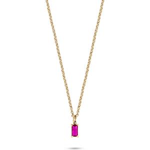 FAVS Edelstahlkette FAVS Damen-Kette Edelstahl 1 Zirkonia