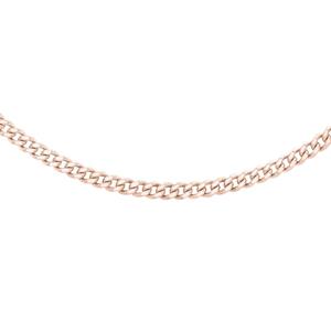 Lucardi Ketting 9 Karaat 46cm -rosekleurig