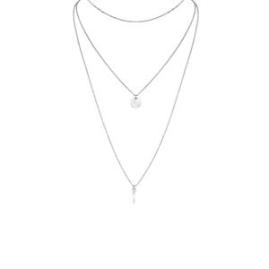 Lucardi Ketting Zilver 40cm -zilverkleurig