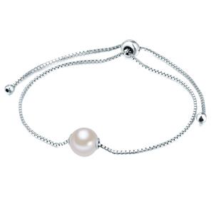 Valero Pearls Zilveren armband Sterling zilver Gekweekte zoetwaterparels in Geelgoud