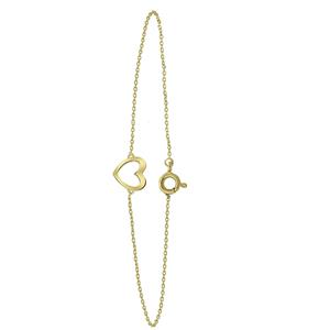 Lucardi Armband 14 Karaat Goud - goudkleurig