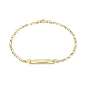 Lucardi Armband 9 Karaat - goudkleurig