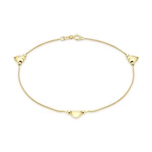 Lucardi Armband 9 Karaat - goudkleurig