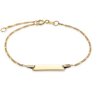 I.D.-armband Geelgoud 375