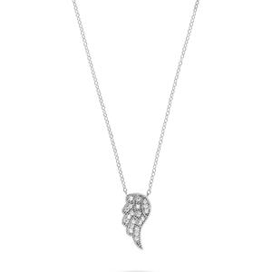 FAVS Collier FAVS Damen-Kette 925er Silber 19 Zirkonia