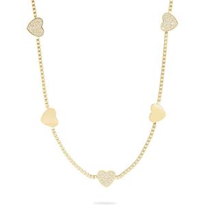 GUIDO MARIA KRETSCHMER Edelstahlkette GMK Damen-Kette Edelstahl 81 Zirkonia