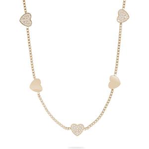 GUIDO MARIA KRETSCHMER Edelstahlkette GMK Damen-Kette Edelstahl 81 Zirkonia