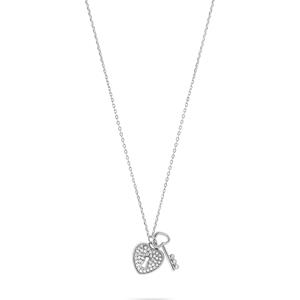 FAVS Collier FAVS Damen-Kette 925er Silber 41 Zirkonia