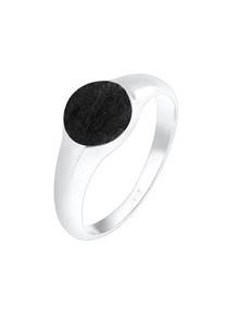 Elli zegelring royal mat geo basic trend 925 zilver