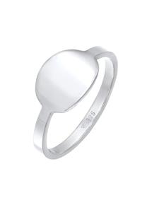 Elli Dames Signet Basic Trend Geo Minimal in 925 Sterling Zilver