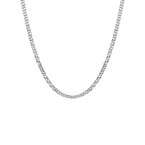 Lucardi Ketting Zilver - zilverkleurig