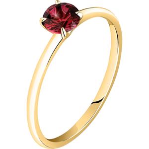 Live Diamond Diamantring, Rubin, Lab Grown