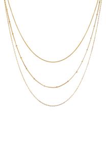 Elli dames Layer Look Basic in 925 sterling zilver verguld