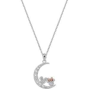 DISNEY Jewelry Collier Disney Mädchen-Kinderkette 925er Silber Zirkonia