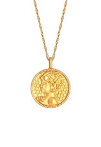 Elli Dierenriemteken maagdelijke munt in 925 Sterling Zilver verguld