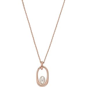 Skagen Edelstahlkette Skagen Damen-Kette Edelstahl Kunstperle