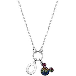 DISNEY Jewelry Collier Disney Mädchen-Kinderkette 925er Silber Kristall
