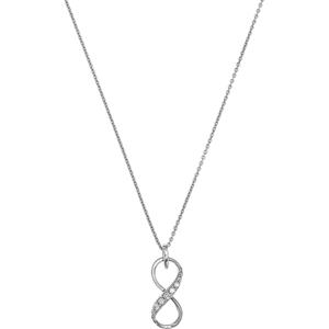 FAVS Collier FAVS Damen-Kette 925er Silber 8 Zirkonia