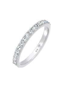 Elli Dames Band Memoire Elegant met Kristallen in 925 Sterling Zilver