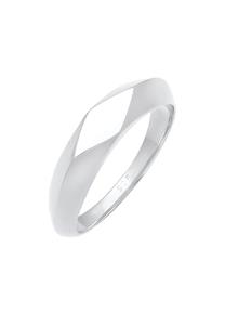 Elli Dames Geo Pinky Basic in verguld 925 Sterling Zilver