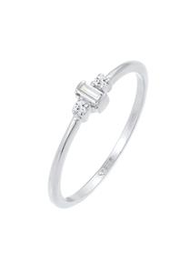 Elli PREMIUM Ring Dames Solitaire Verloving Filigraan met Topaas in 925 sterling zilver verguld