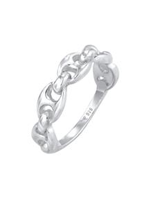 Elli Dames Band Ring Maritiem Schip Anker Ontwerp Trend in 925 Sterling Zilver