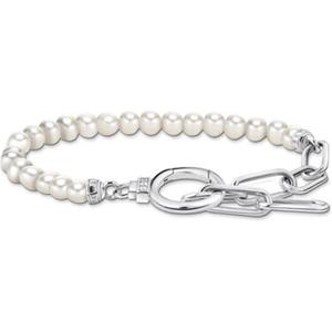 THOMAS SABO Gliederarmband Silber mit Perlen