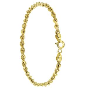 Lucardi Armband 9 Karaat - goudkleurig