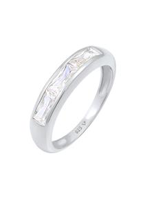 Elli Dames Sprankelend Statement met Zirkonia Kristallen in 925 Sterling Zilver Verguld