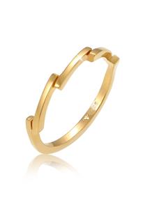 Elli Dames Zig Zag Geo Look Trend Basic Blogger in 925 Sterling Zilver