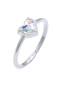 Elli Dames hart verloving met kristal in 925 sterling zilver