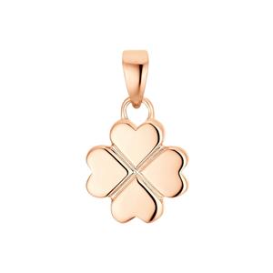 Amor Motief tag voor dames, 925 Sterling zilver | klaverblad