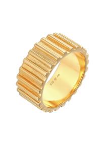 Elli PREMIUM Elli PREMIUM Ring Dames Band Groeven Trend in 925 sterling zilver Gerhodineerd