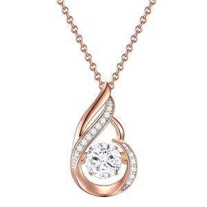 Rafaela Donata Kette mit Anhänger 50110053, mit Zirkonia (synth)