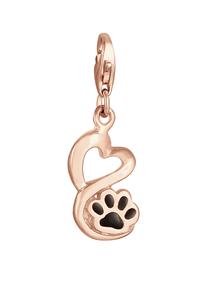 Nenalina Bedeltjeshanger Hart Poot Dierenliefde in 925 Sterling Zilver