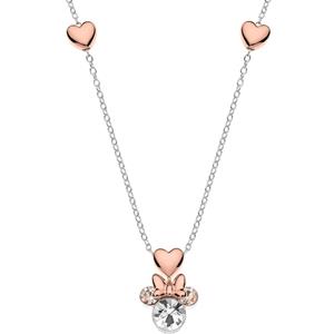 DISNEY Jewelry Collier Disney Mädchen-Kinderkette 925er Silber 1 Kristall
