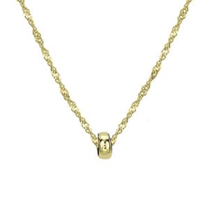 Lucardi Ketting 9 Karaat 41cm -goudkleurig
