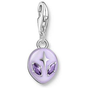 THOMAS SABO Kettenanhänger Thomas Sabo Damen-Charm Silber, Emaille Farbstein
