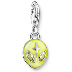 THOMAS SABO Kettenanhänger Thomas Sabo Damen-Charm Silber, Emaille Farbstein