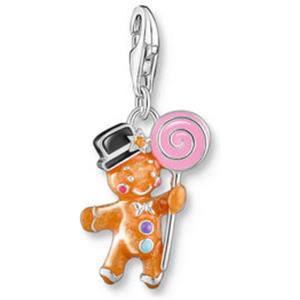 THOMAS SABO Kettenanhänger Thomas Sabo Damen-Charm Silber, Emaille Zirkonia