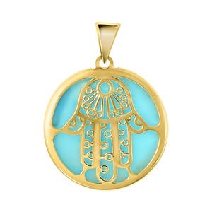 Lucardi Hangers 14 Karaat Goud - goudkleurig