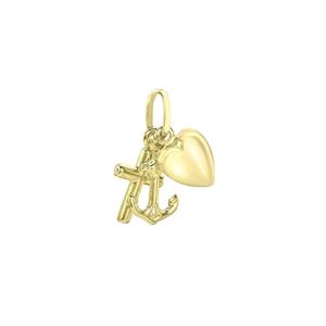 Lucardi Hangers 9 Karaat - goudkleurig