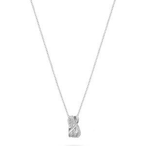 FAVS Collier FAVS Damen-Kette 925er Silber 27 Zirkonia