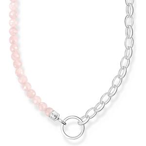 THOMAS SABO Collier Kette für Charms Silber und Rosafarbene Beads